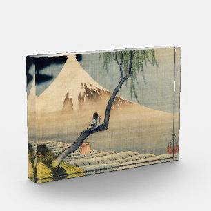 Katsushika Hokusai - Boy Viewing Mount Fuji Photo Block