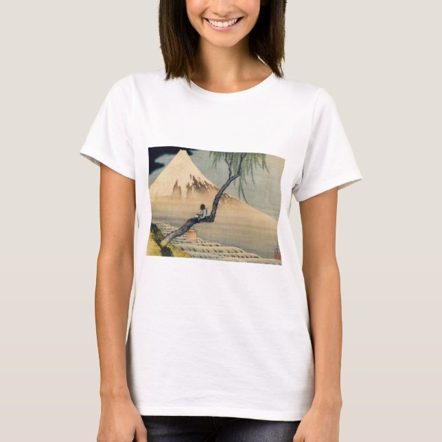Katsushika Hokusai - Boy Viewing Mount Fuji T-Shirt (Front)