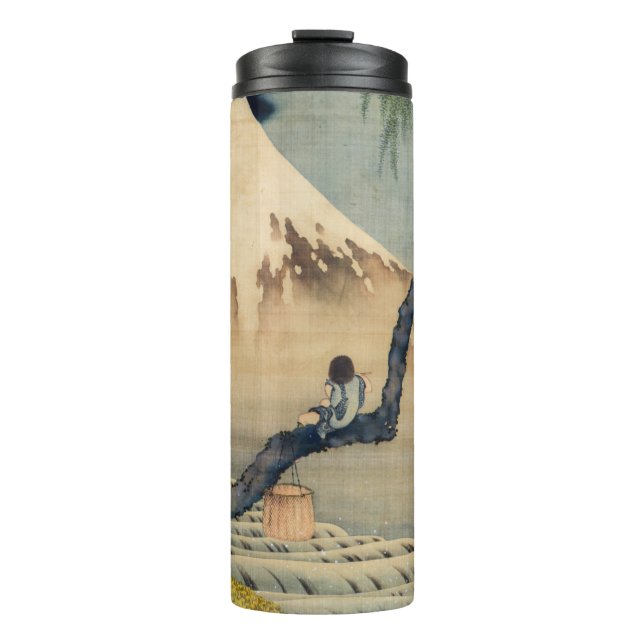 Katsushika Hokusai - Boy Viewing Mount Fuji Thermal Tumbler (Front)