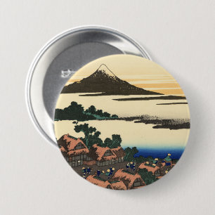 Katsushika Hokusai Dawn in Kai province 7.5 Cm Round Badge