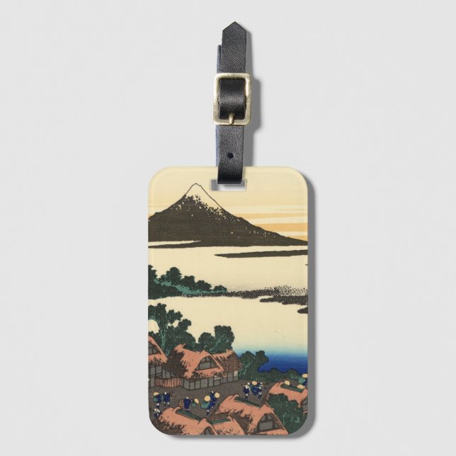 Katsushika Hokusai  Dawn in Kai province   Luggage Tag (Front Vertical)
