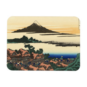 Katsushika Hokusai  Dawn in Kai province  Magnet