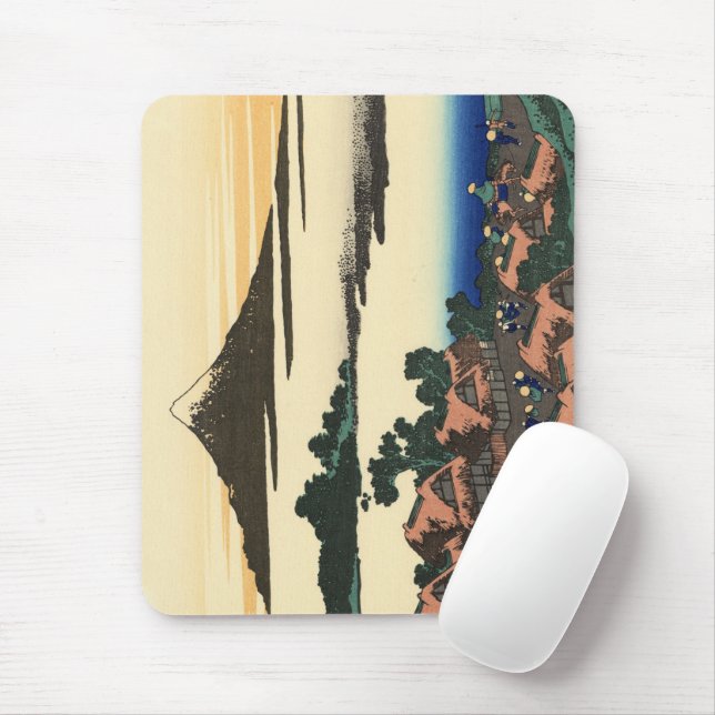 Katsushika Hokusai  Dawn in Kai province  Mouse Mat (With Mouse)