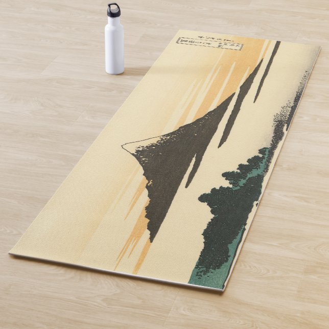 Katsushika Hokusai  Dawn in Kai province Yoga Mat (In Situ)