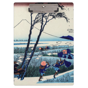 Katsushika Hokusai - Ejiri in the Suruga province Clipboard