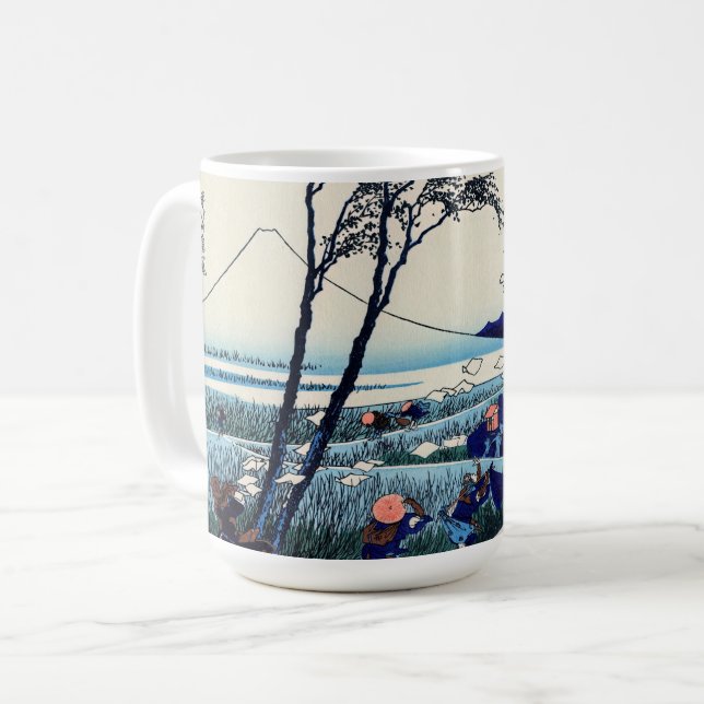 Katsushika Hokusai - Ejiri in the Suruga province Coffee Mug (Front Left)