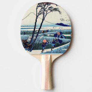 Katsushika Hokusai - Ejiri in the Suruga province Ping Pong Paddle