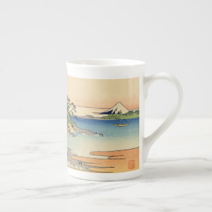 Katsushika Hokusai Enoshima in the Sagami province Bone China Mug