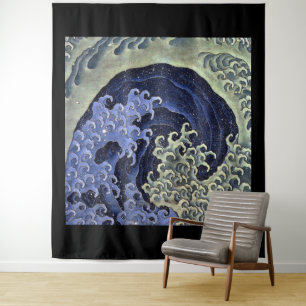 Katsushika Hokusai, Femenine Wave Tapestry