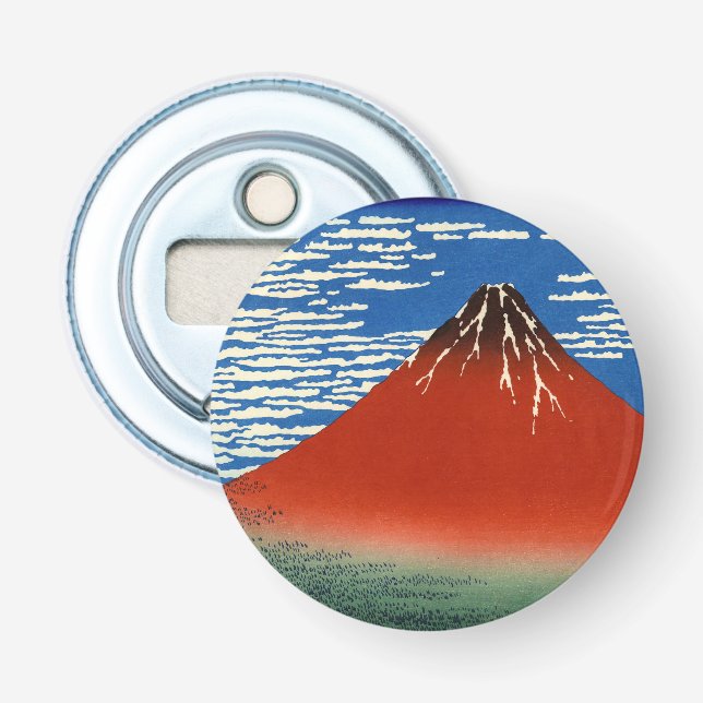 Katsushika Hokusai - Fine Wind, Clear Morning Bottle Opener (Front)