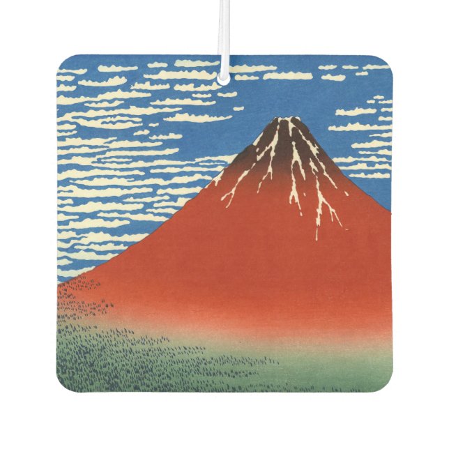 Katsushika Hokusai - Fine Wind, Clear Morning Car Air Freshener (Front)