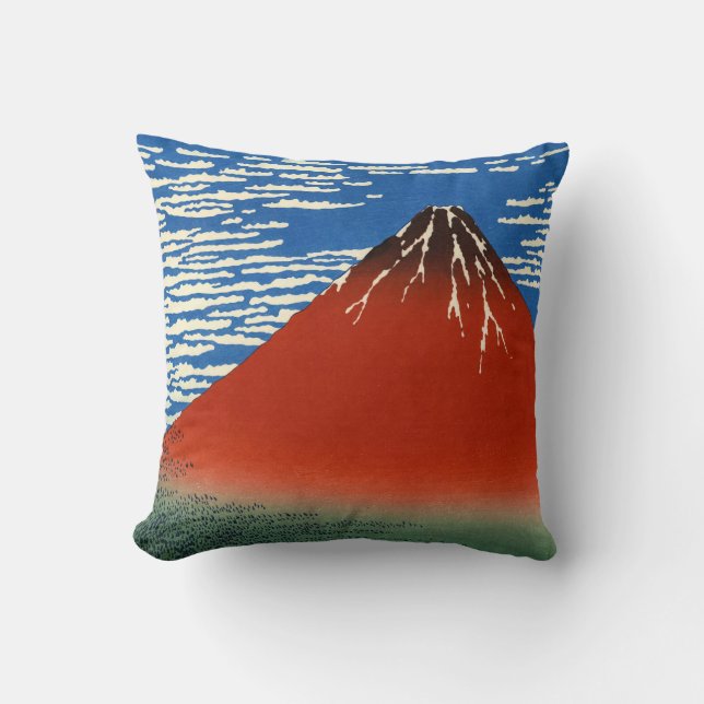 Katsushika Hokusai - Fine Wind, Clear Morning Cushion (Front)