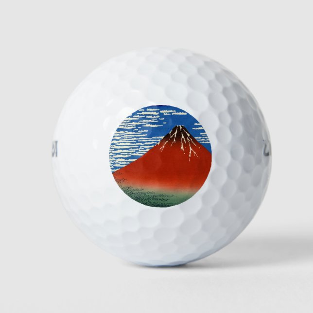 Katsushika Hokusai - Fine Wind, Clear Morning Golf Balls (Front)