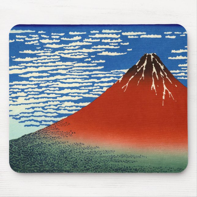 Katsushika Hokusai - Fine Wind, Clear Morning Mouse Mat (Front)