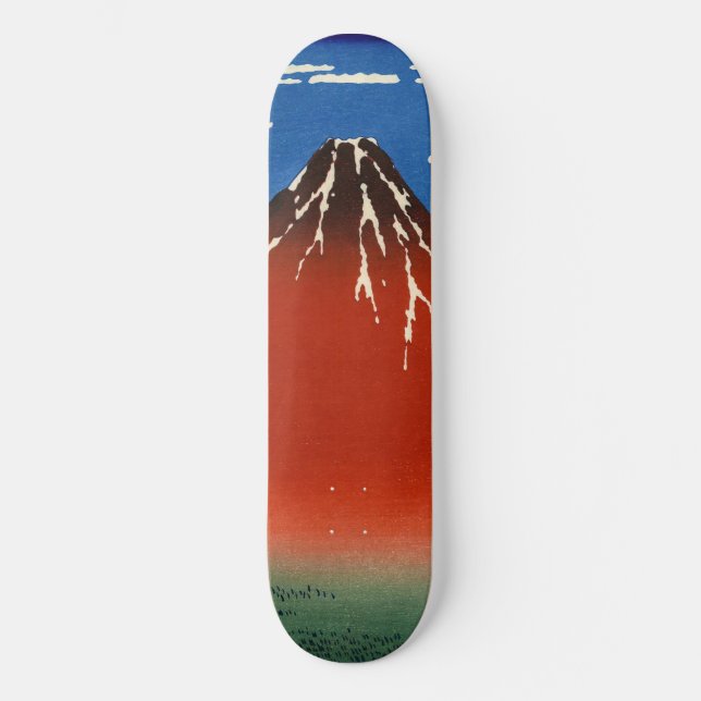 Katsushika Hokusai - Fine Wind, Clear Morning Skateboard (Front)
