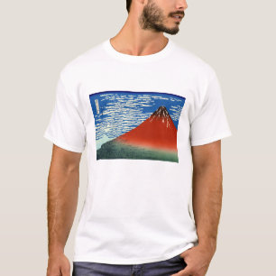 Katsushika Hokusai - Fine Wind, Clear Morning T-Shirt