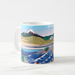 Katsushika Hokusai - Fuji from Kanaya on Tokaido Coffee Mug