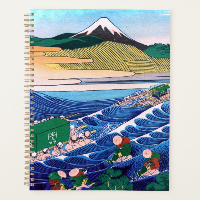 Katsushika Hokusai - Fuji from Kanaya on Tokaido Planner (Front)