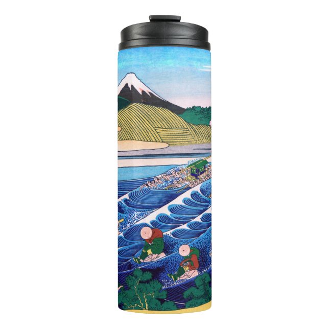 Katsushika Hokusai - Fuji from Kanaya on Tokaido Thermal Tumbler (Front)