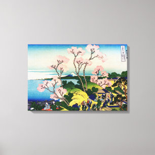 Katsushika Hokusai - Gotenyama, Tokaido, Shinagawa Canvas Print