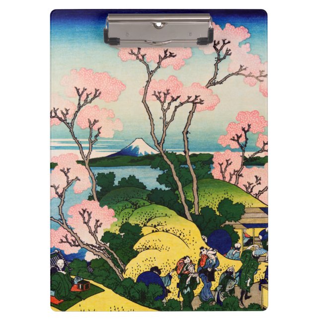 Katsushika Hokusai - Gotenyama, Tokaido, Shinagawa Clipboard (Front)