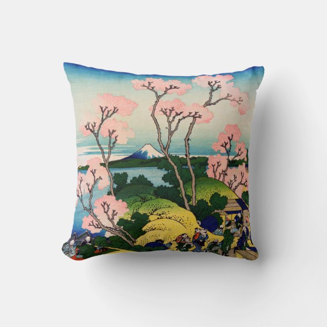 Katsushika Hokusai - Gotenyama, Tokaido, Shinagawa Cushion (Front)