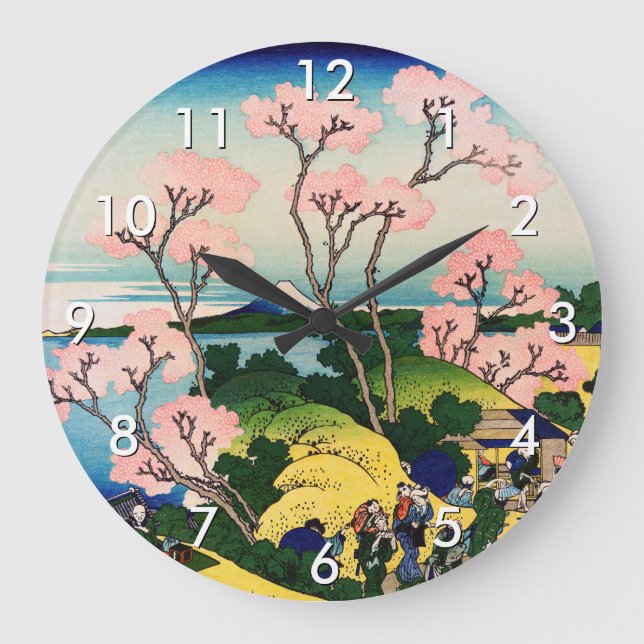 Katsushika Hokusai - Gotenyama, Tokaido, Shinagawa Large Clock (Front)