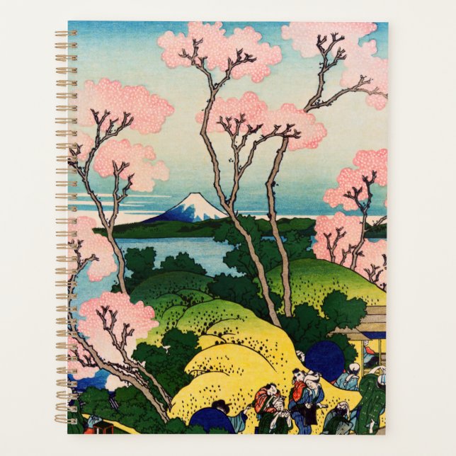 Katsushika Hokusai - Gotenyama, Tokaido, Shinagawa Planner (Front)