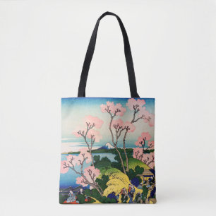 Katsushika Hokusai - Gotenyama, Tokaido, Shinagawa Tote Bag