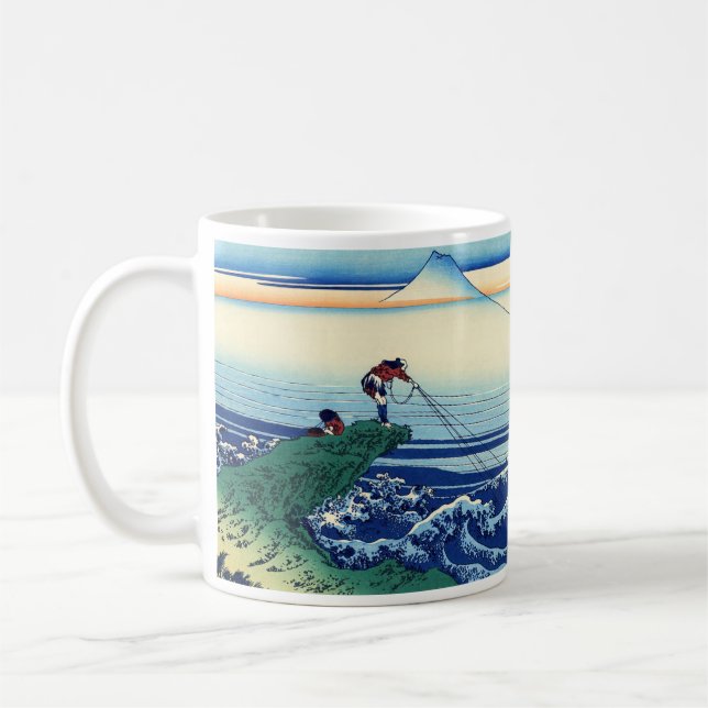 Katsushika Hokusai - Kajikazawa in Kai province Coffee Mug (Left)