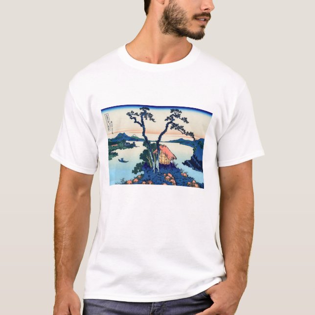 Katsushika Hokusai - Lake Suwa in Shinano province T-Shirt (Front)