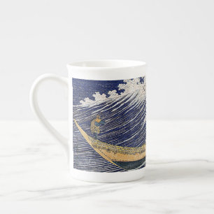 Katsushika Hokusai. Ocean waves Bone China Mug