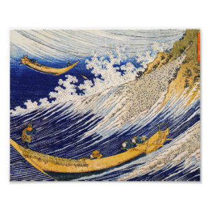 Katsushika Hokusai-Ocean waves Photo Print