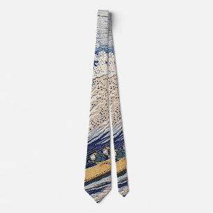 Katsushika Hokusai. Ocean waves Tie