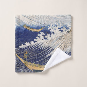 Katsushika Hokusai. Ocean waves Wash Cloth