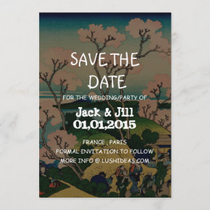 Katsushika Hokusai Save The Date
