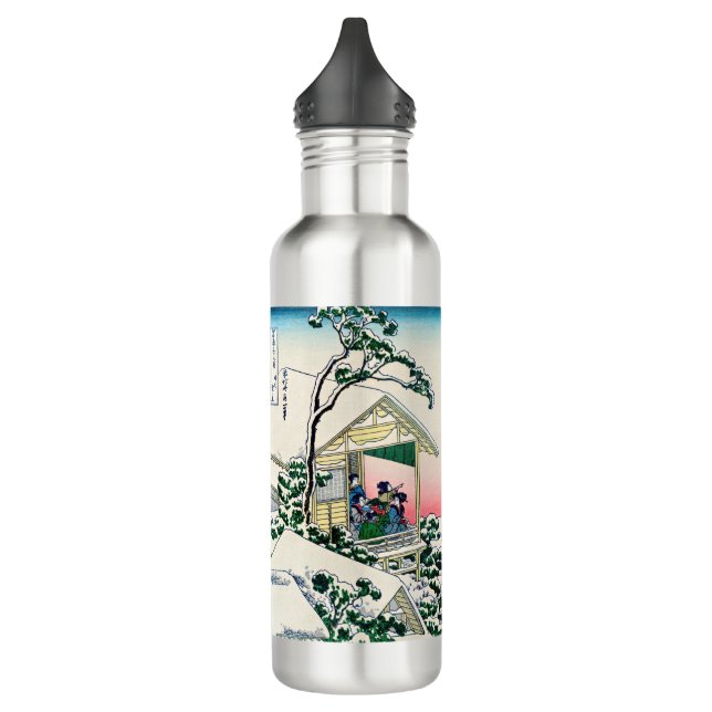 Katsushika Hokusai - Tea house at Koishikawa 710 Ml Water Bottle (Left)