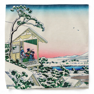 Katsushika Hokusai - Tea house at Koishikawa Bandana