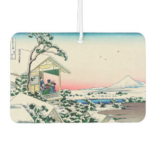 Katsushika Hokusai - Tea house at Koishikawa Car Air Freshener