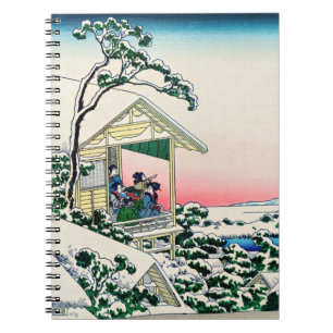Katsushika Hokusai - Tea house at Koishikawa Notebook