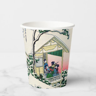 Katsushika Hokusai - Tea house at Koishikawa Paper Cups