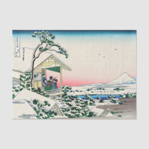 Katsushika Hokusai - Tea house at Koishikawa Tissue Paper