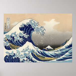 Katsushika Hokusai The Great Wave at Kanagawa Poster