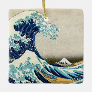 Katsushika Hokusai - The Great Wave of Kanagawa Ceramic Ornament