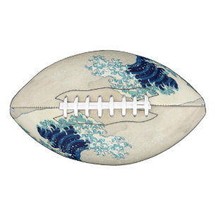 Katsushika Hokusai - The Great Wave off Kanagawa American Football