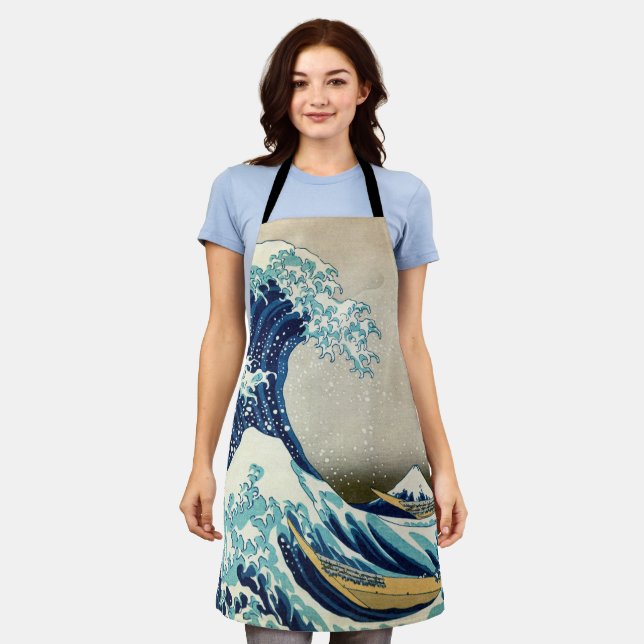 Katsushika Hokusai - The Great Wave off Kanagawa Apron (Worn)