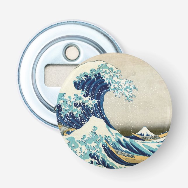 Katsushika Hokusai - The Great Wave off Kanagawa Bottle Opener (Front)