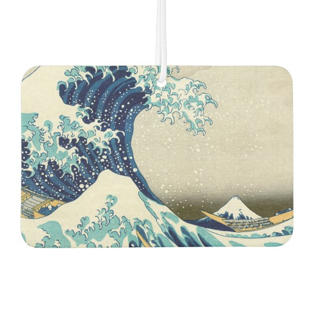 Katsushika Hokusai - The Great Wave off Kanagawa Car Air Freshener (Front)