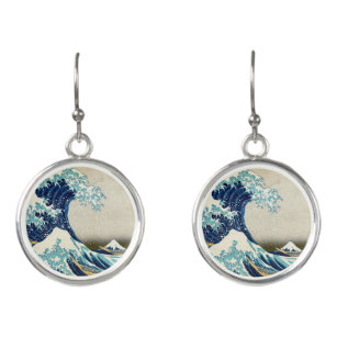 Katsushika Hokusai - The Great Wave off Kanagawa Earrings
