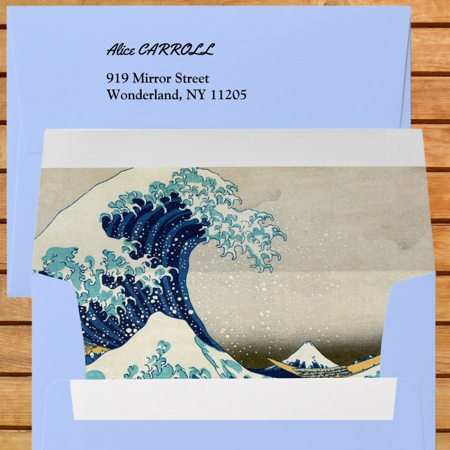 Katsushika Hokusai - The Great Wave off Kanagawa Envelope (Creator Uploaded)